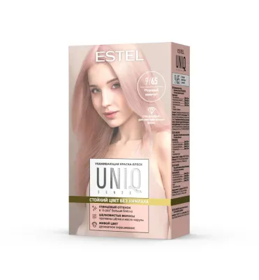 ESTEL UNIQ Sense краска-блеск д/волос без аммиака 9/65 блондин фиолетово-красный